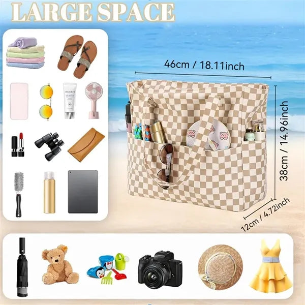 Large Capacity Multi Function Tote Beach Shoulder Bag