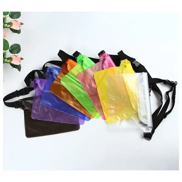 Waterproof Waist Pack For Swimming Beach Sports With PVC Ma