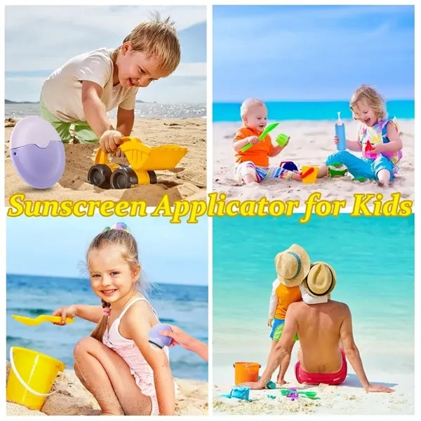 Free Refillable Roll on Sponge Sunscreen Applicator