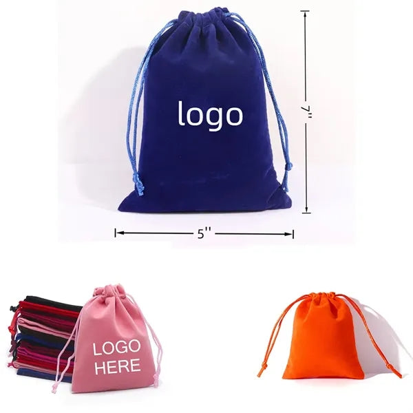 5x7 inch Velvet Drawstring Pouch