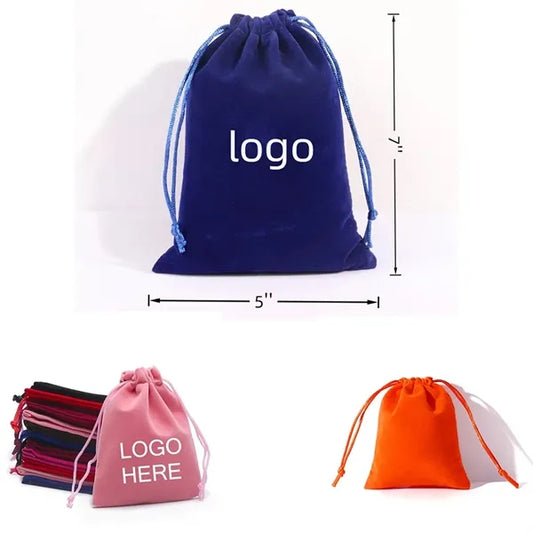 5x7 inch Velvet Drawstring Pouch