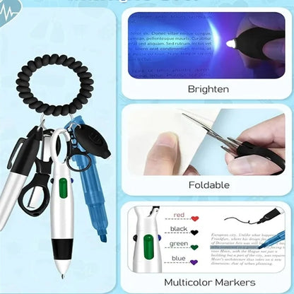 Nurse Pen Set Badge Reel Holder Accessories Clip