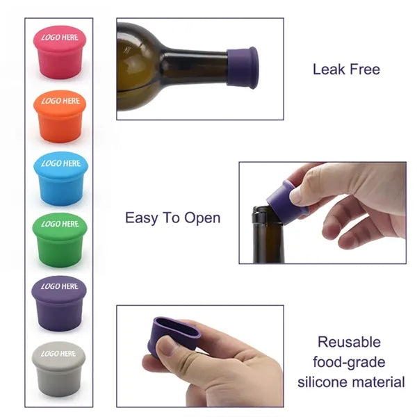 Round Silicone Wine Stopper