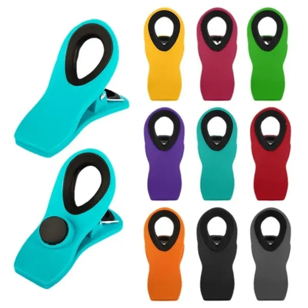 Colorful Plastic Refrigerator Magnetic Clips