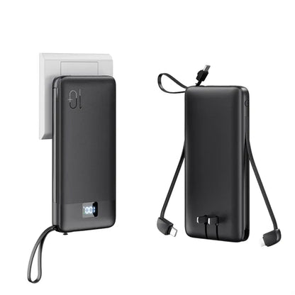 Power Bank with Plug 10000mAh Fast Charging