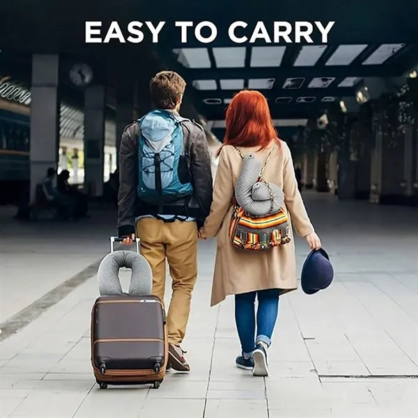 Twist Memory Foam Travel Neck Pillow