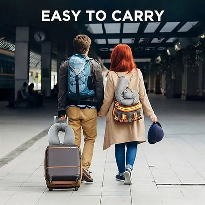 Twist Memory Foam Travel Neck Pillow