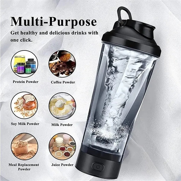 16oz Electric Protein Shaker Bottle