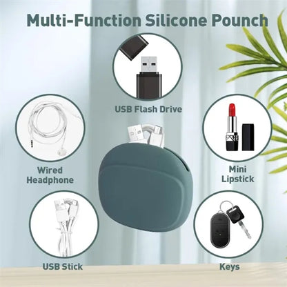Silicone Portable Earphone Case