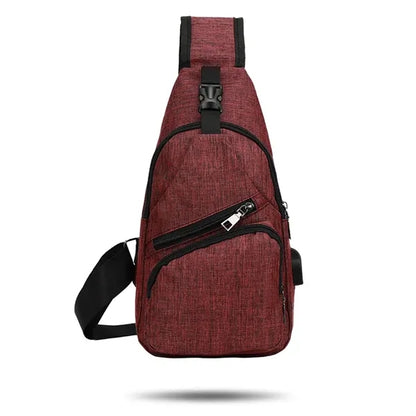 Polyester Sling Bag Backpack ( 6.5" X 12.5" X 2.5" )