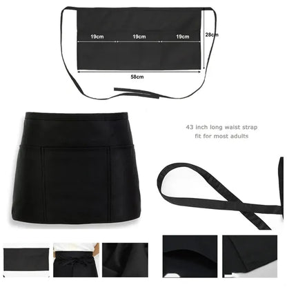 Waterdrop Resistant Waitress Waiter Waist Apron