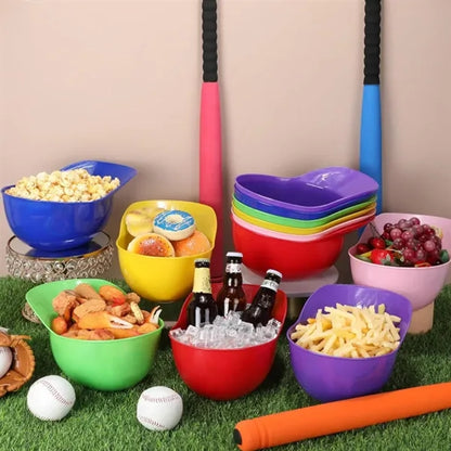 72 oz Large Plastic Baseball Helmet Bowls