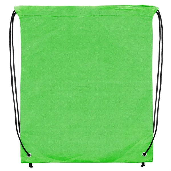 14.5x17.5 210D Polyester Drawstring Backpack