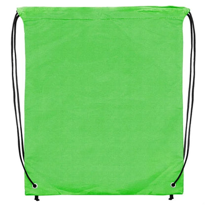 14.5x17.5 210D Polyester Drawstring Backpack