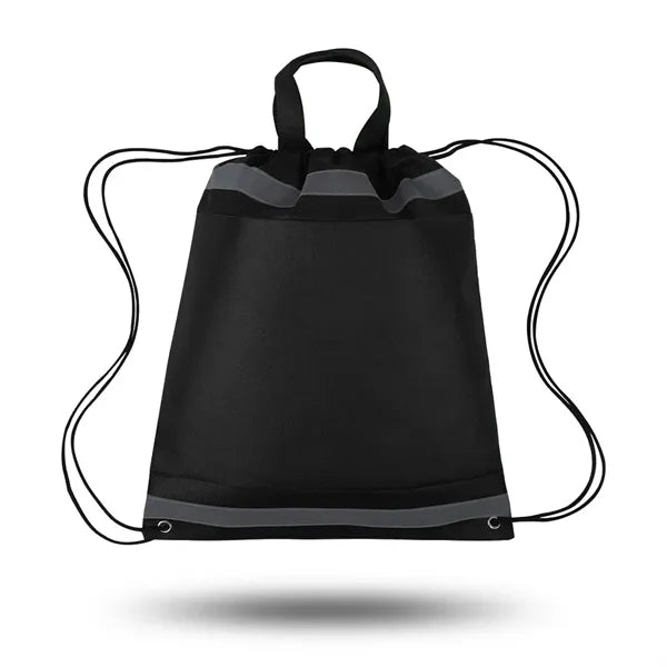Reflective Non Woven Drawstring Backpack