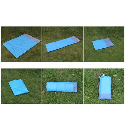 Foldable Waterproof Sandproof Pocket Beach Blanket Mat