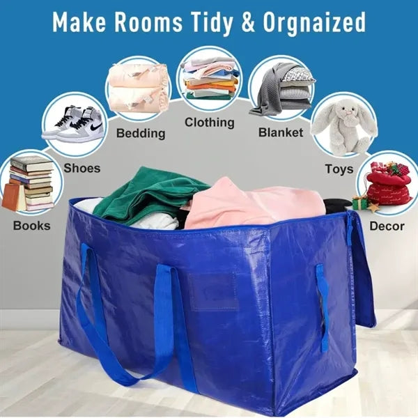 Heavy Duty Large Moving Bags with Strong Zipper&Handles