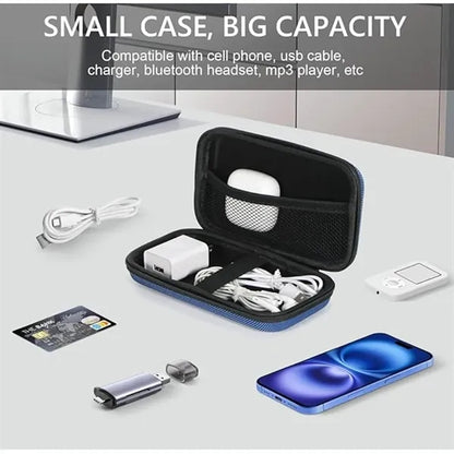Travel Cord Organizer Pouch with Hard EVA Case