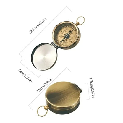 Compass Survival Pocket Watch for Hiking and Camping