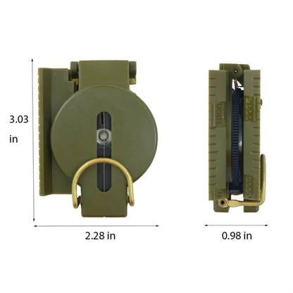 Compass with Luminous Dial Military Grade Waterproof Hiking