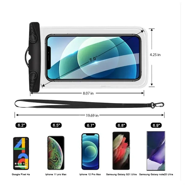 Waterproof Phone Pouch Touchscreen Friendly Beach Essentials