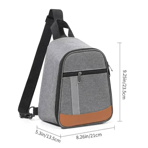 Insulated Lunch Box Cooler with Adjustable Shoulder Strap
