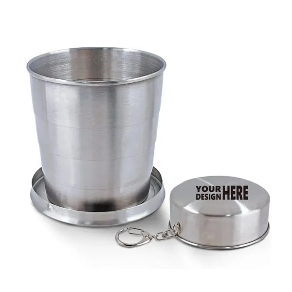 8.45oz Collapsible Travel Cup With Keychain