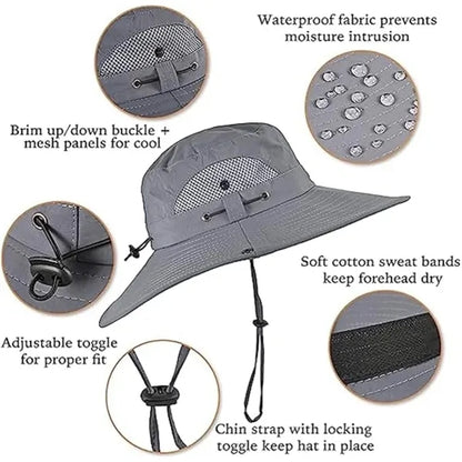 Sun Hat with 2 Solar Fan