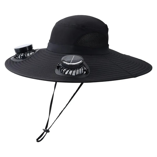 Sun Hat with 2 Solar Fan