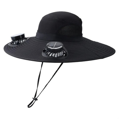 Sun Hat with 2 Solar Fan