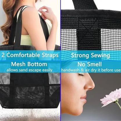 Large Mesh Beach Tote
