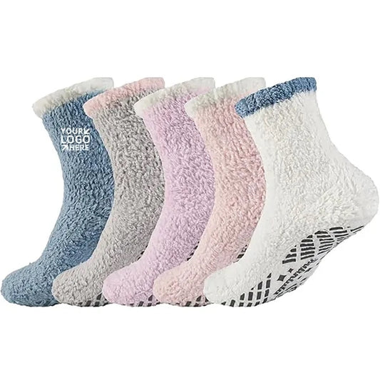 Fuzzy Socks with Grips