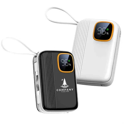10000mAh Power Bank Bulit In Cable