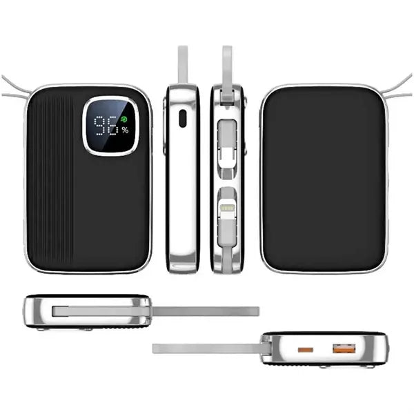 10000mAh Power Bank Bulit In Cable