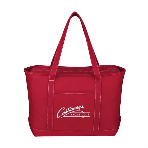 Large 24 oz. Starboard Cotton Canvas Tote Bag
