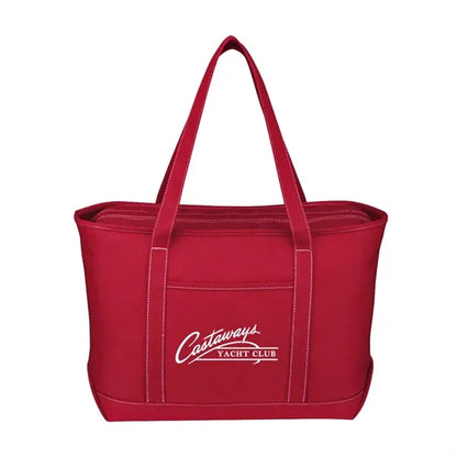 Large 24 oz. Starboard Cotton Canvas Tote Bag