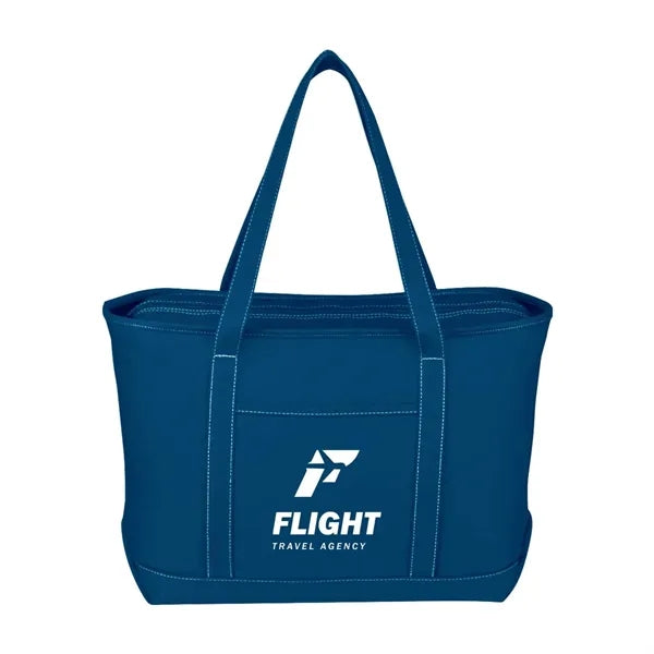 Large 24 oz. Starboard Cotton Canvas Tote Bag