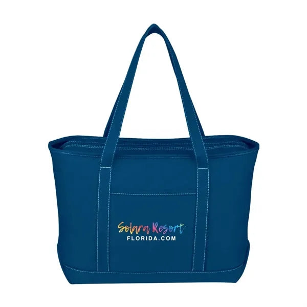 Full Color Large 24 oz. Starboard Cotton Canvas Tote Bag