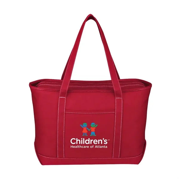 Full Color Large 24 oz. Starboard Cotton Canvas Tote Bag