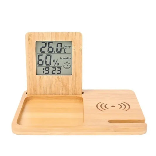 3-in-1 Wooden Desk Organizer