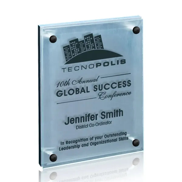 Kingston Plaque - Metallic Silver
