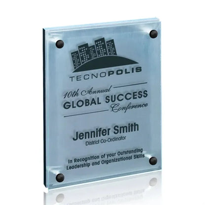 Kingston Plaque - Metallic Silver