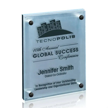 Kingston Plaque - Metallic Silver