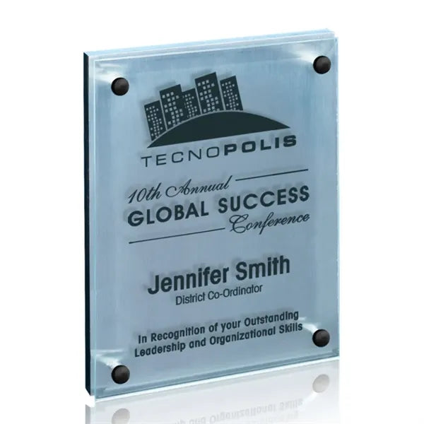 Kingston Plaque - Metallic Silver