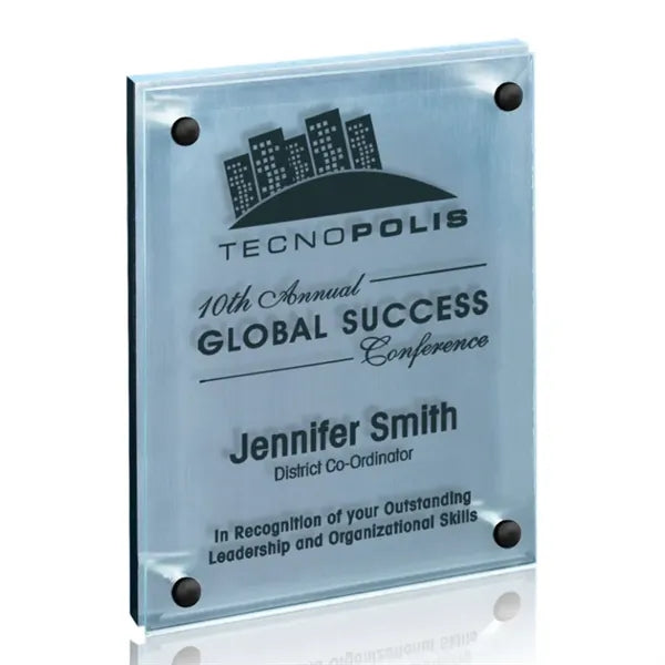 Kingston Plaque - Metallic Silver