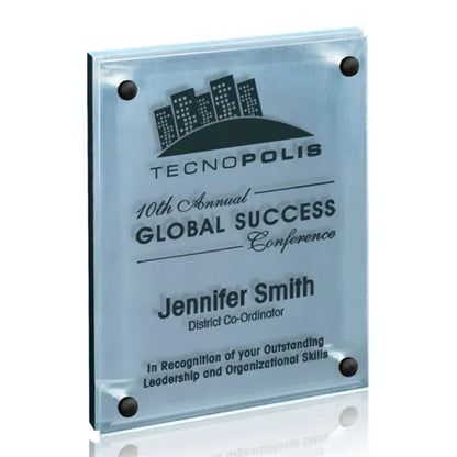 Kingston Plaque - Metallic Silver