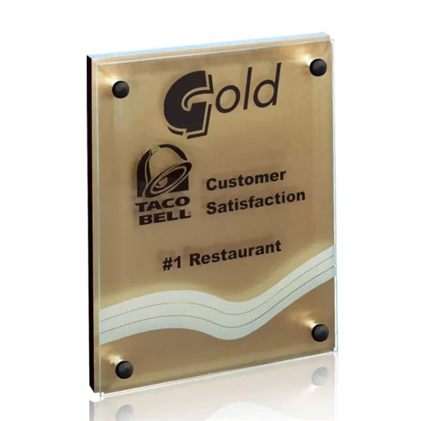 Kingston Plaque - Metallic Gold