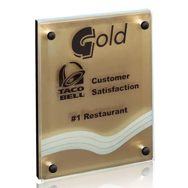 Kingston Plaque - Metallic Gold