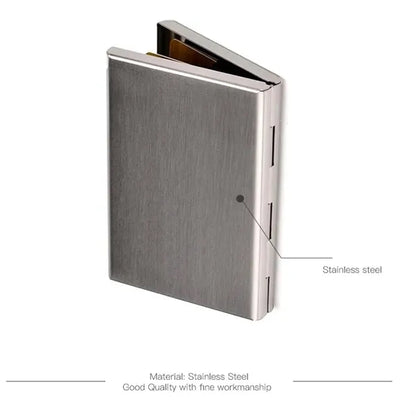 Stainless Steel RFID Credit Card Holder