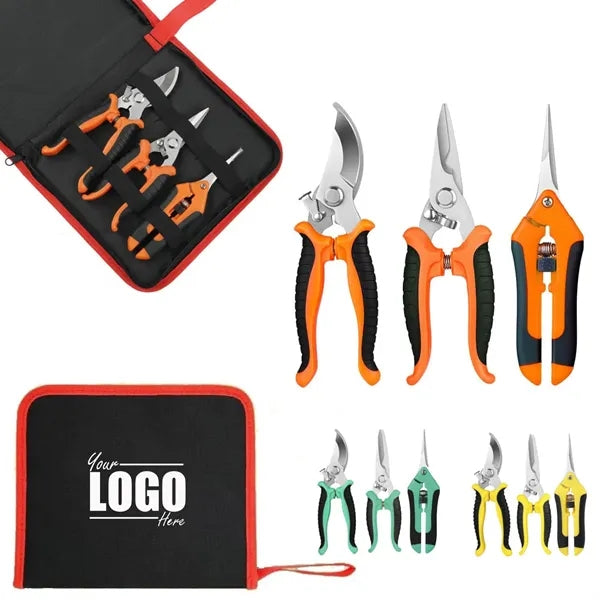 3pcs Gardening Pruning Shears Set